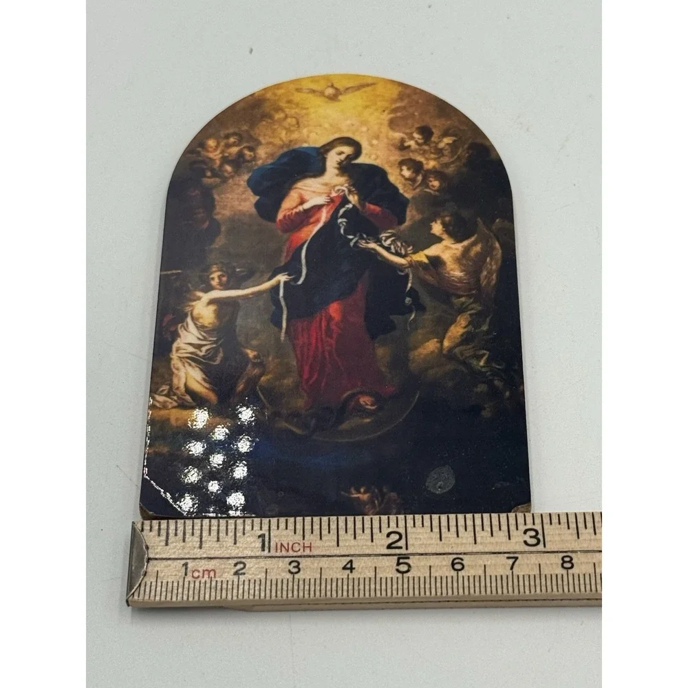 Our Lady Undoer (Untier) of Knots Arched Magnet